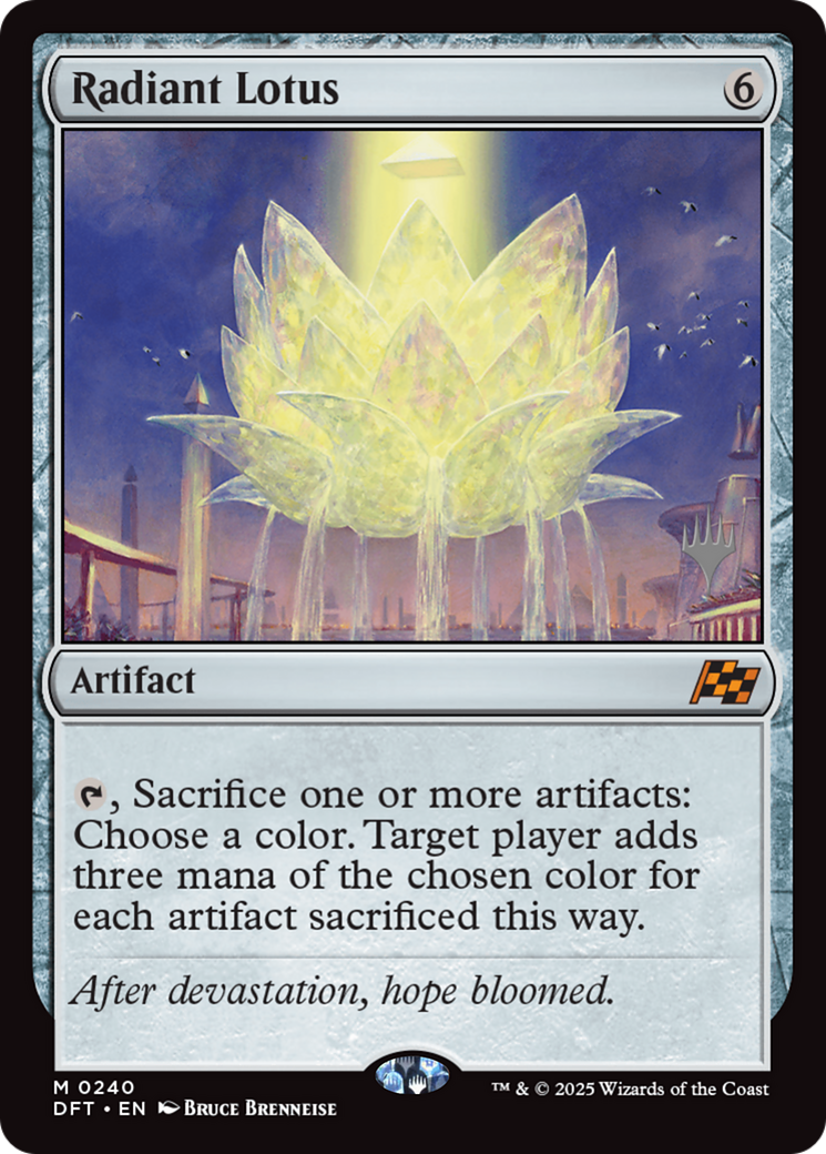 Radiant Lotus (240) [Promo Pack: Aetherdrift]  Foil