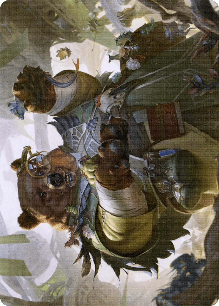 Professor of Zoomancy // Professor of Zoomancy (ASTX-018) - Strixhaven Art Series (Borderless) Foil
