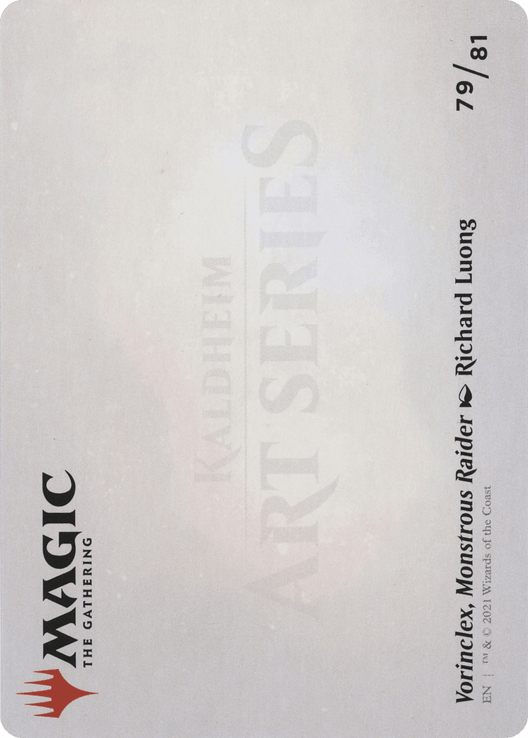Vorinclex, Monstrous Raider // Vorinclex, Monstrous Raider (AKHM-079) - Kaldheim Art Series (Borderless)