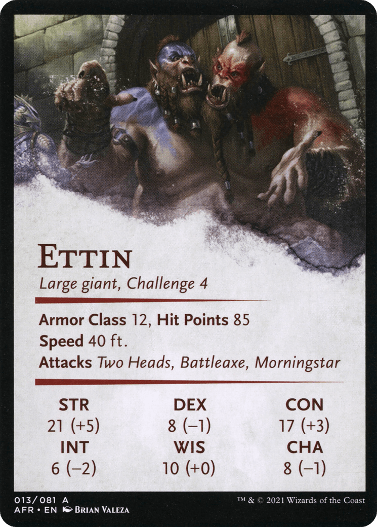 Power of Persuasion // Ettin (AAFR-013) - Adventures in the Forgotten Realms Art Series (Borderless) Foil