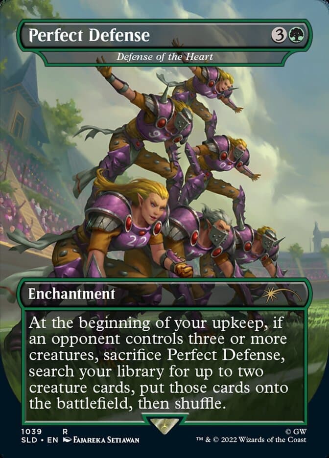 Perfect Defense - Defense of the Heart (Borderless) [Secret Lair Drop Series] Foil