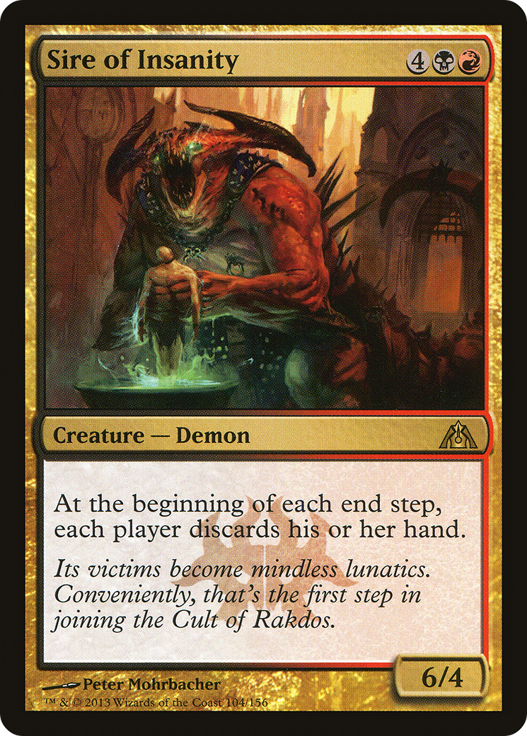 Sire of Insanity [Dragon's Maze] Foil