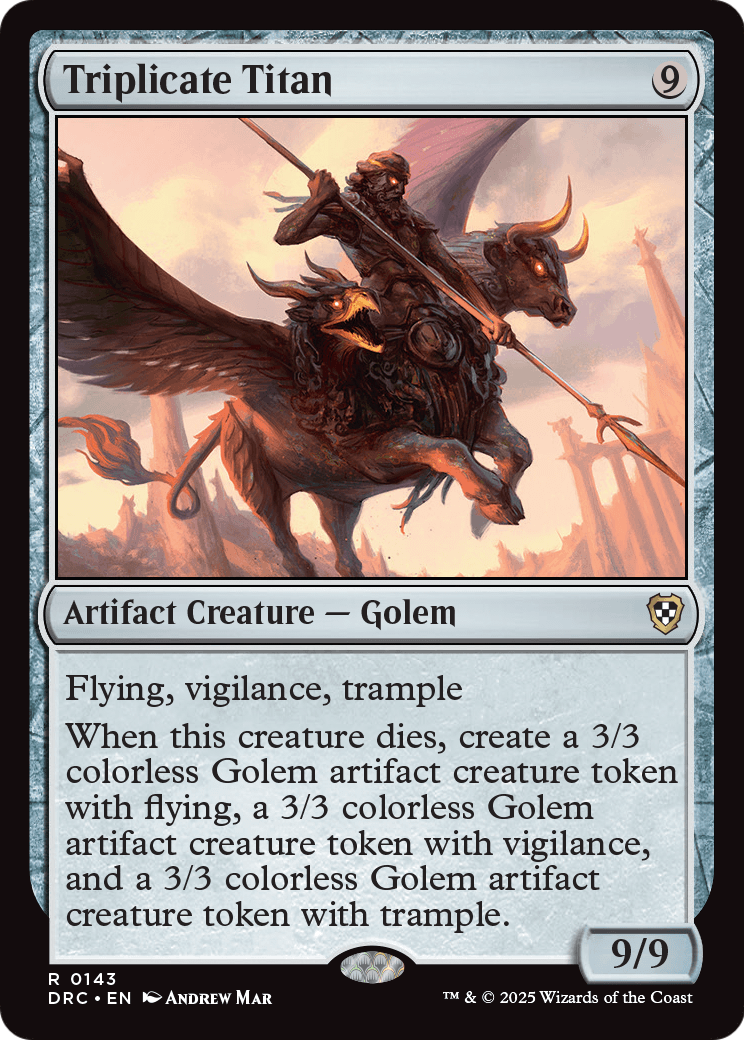 Triplicate Titan (-143) [Commander: Aetherdrift]