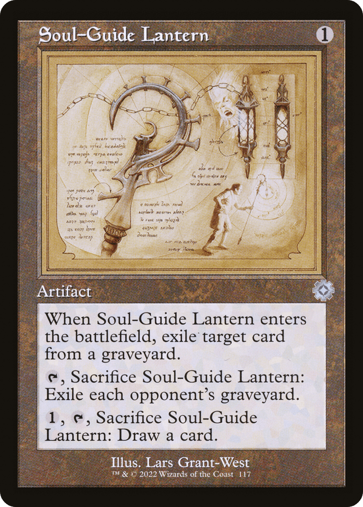 Soul-Guide Lantern (Retro Schematic) [The Brothers' War Retro Artifacts] Foil
