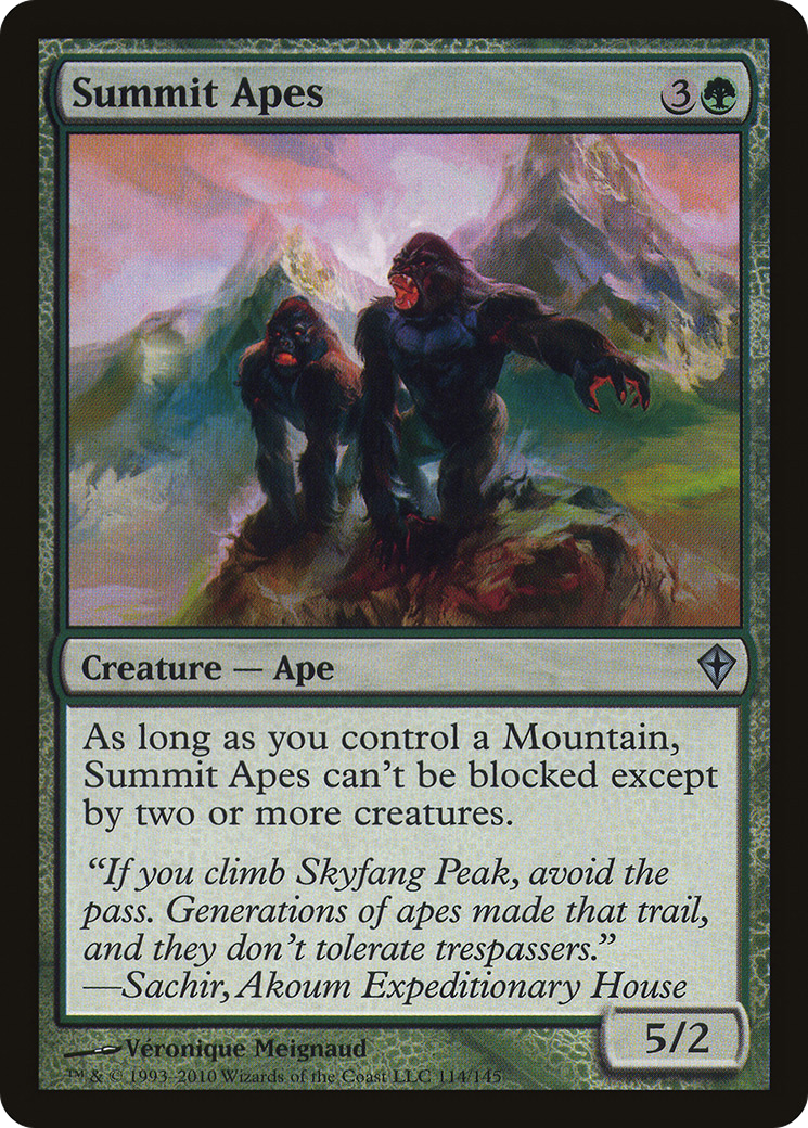 Summit Apes [Worldwake] Foil