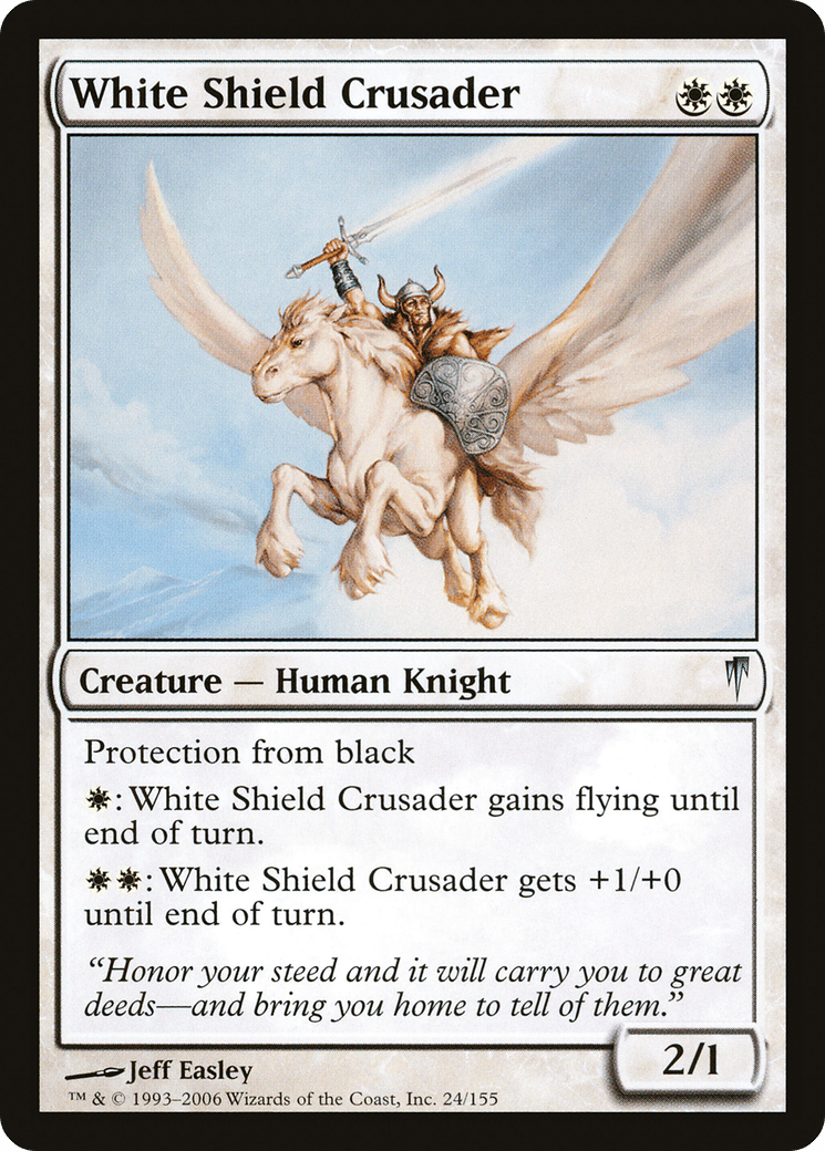 White Shield Crusader [Coldsnap] Foil