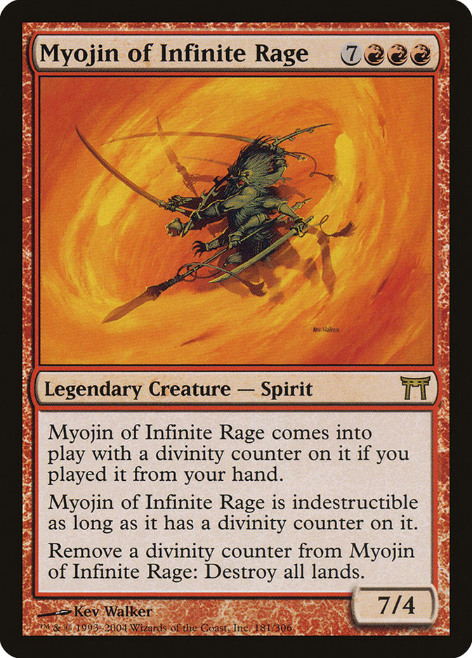 Myojin of Infinite Rage 181/306 (Champions of Kamigawa) 