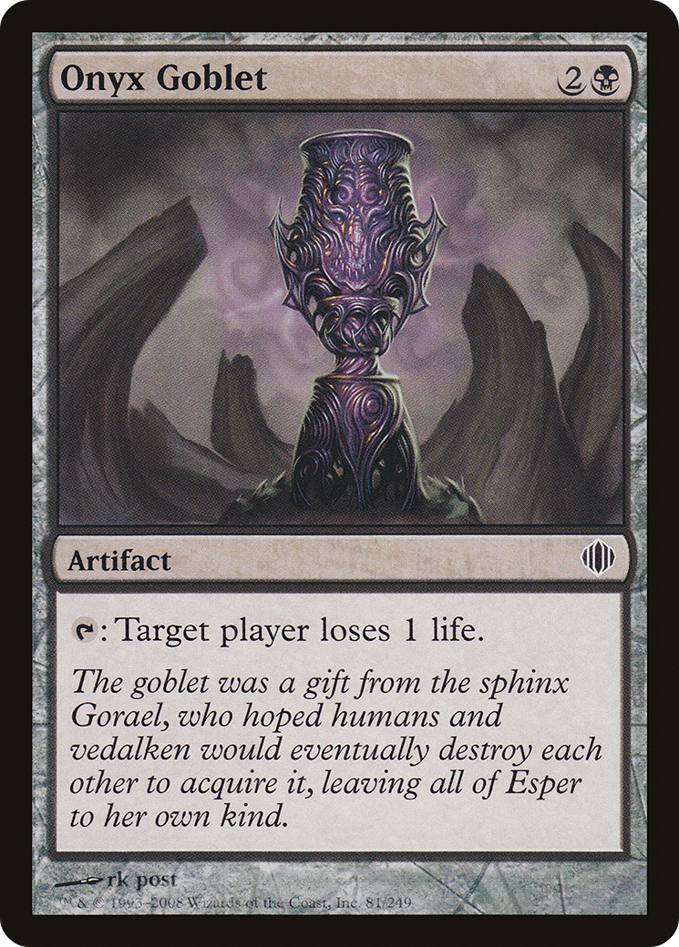 Onyx Goblet [Shards of Alara] Foil