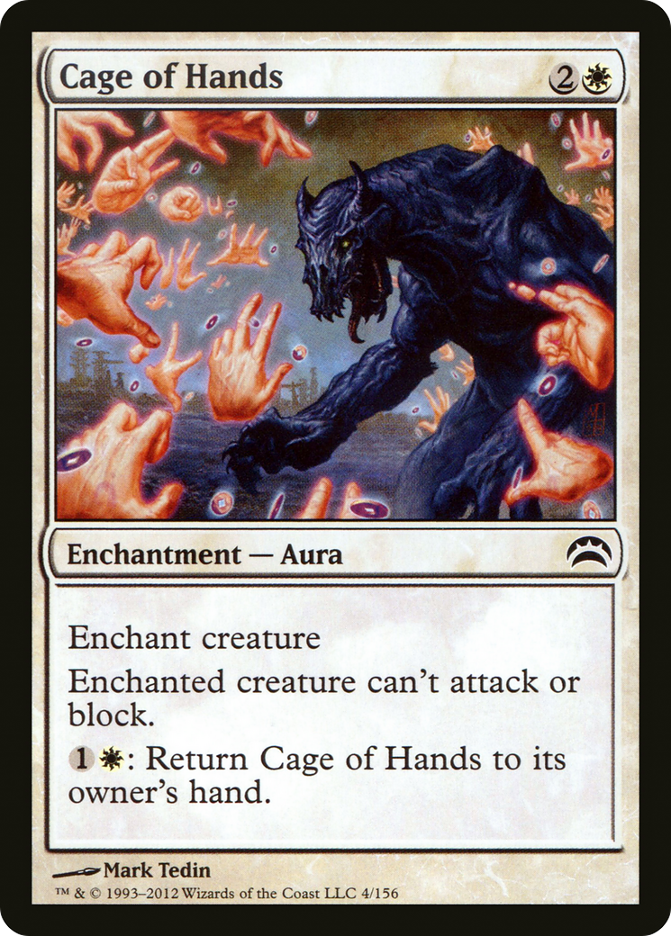 Cage of Hands (004) [Planechase 2012]  Foil