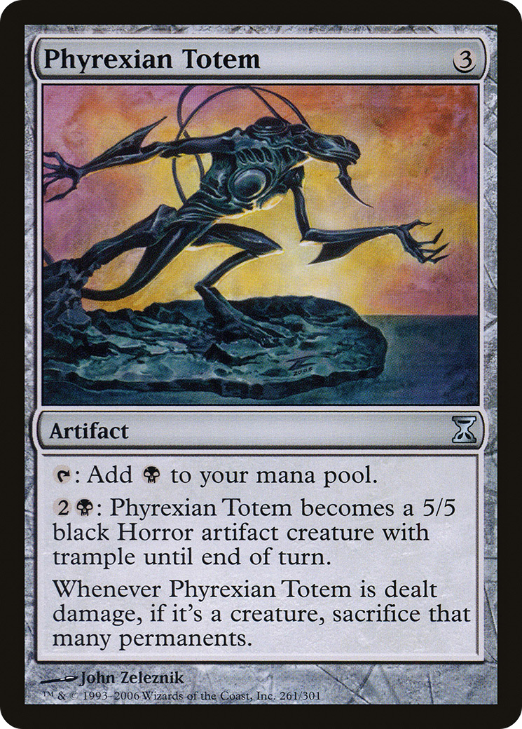 Phyrexian Totem [Time Spiral] Foil