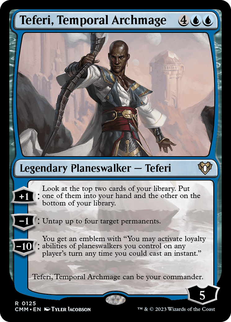Teferi, Temporal Archmage [Commander Masters] Foil