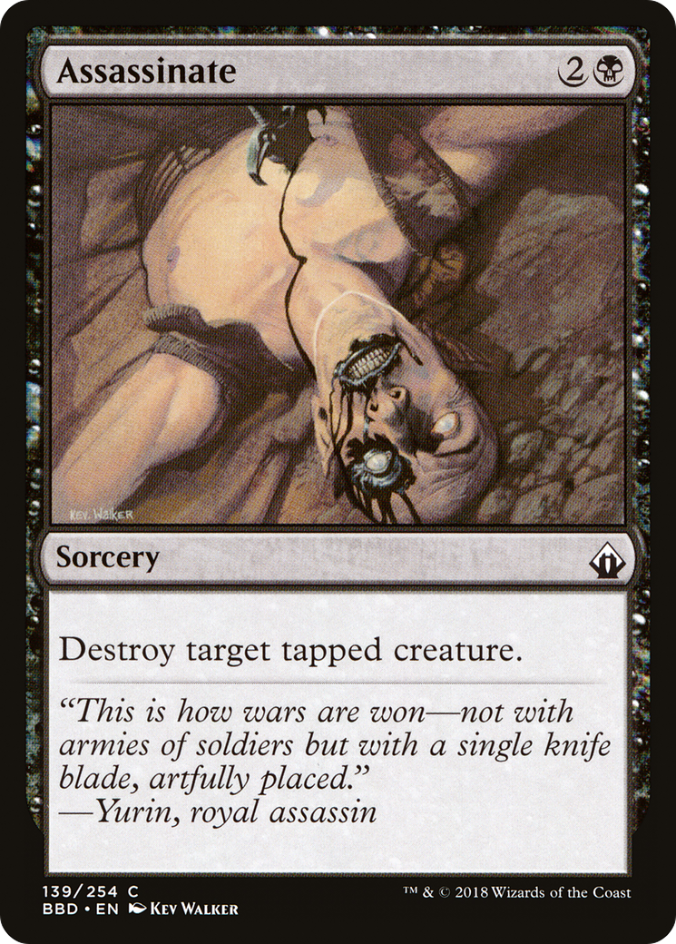 Assassinate [Battlebond] Foil