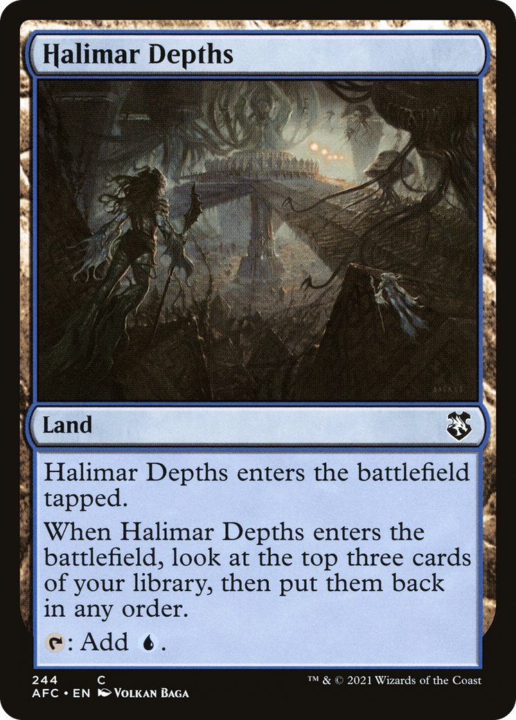 Halimar Depths [Dungeons & Dragons: Adventures in the Forgotten Realms Commander]