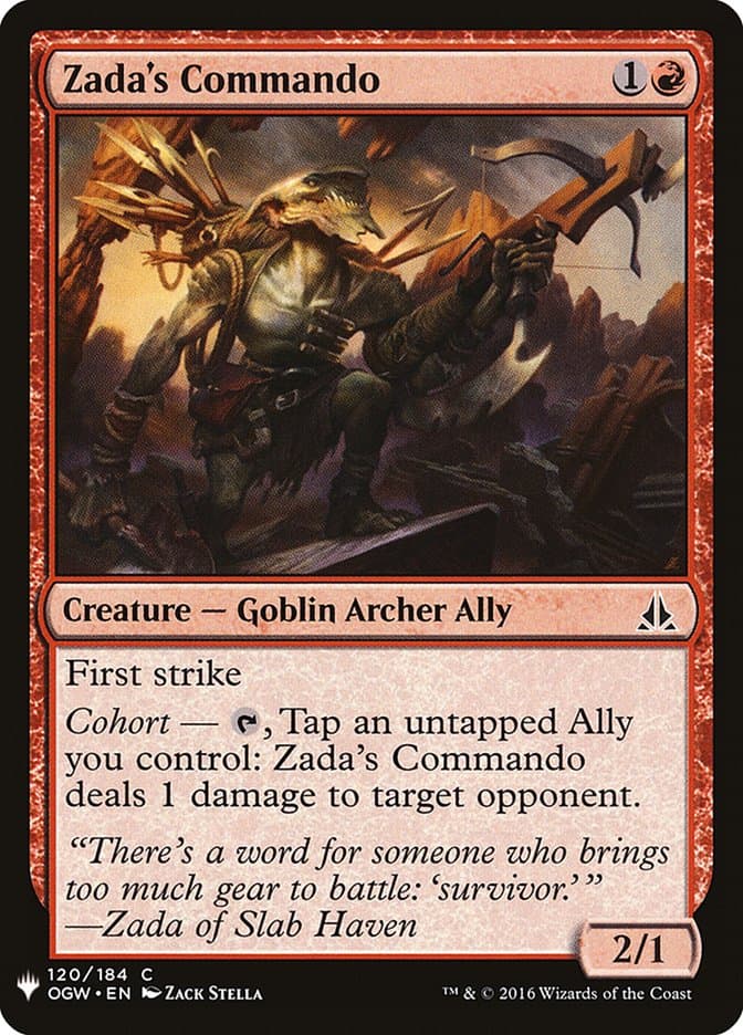 Zada's Commando |  (OGW-120) [The List]