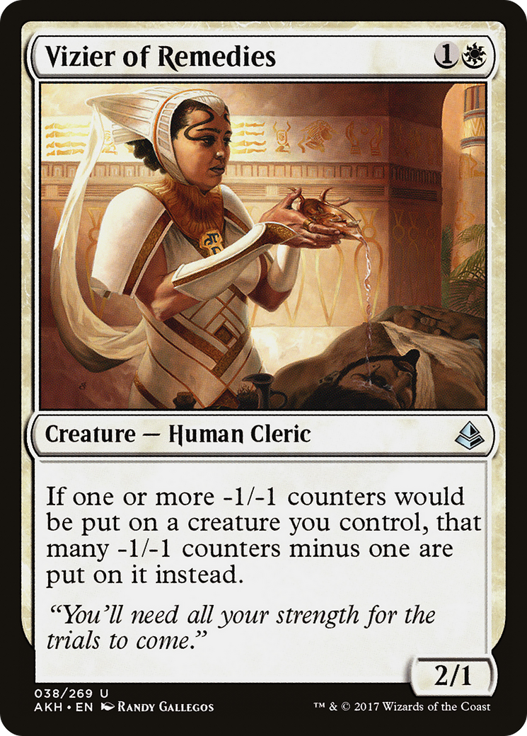 Vizier of Remedies [Amonkhet] Foil