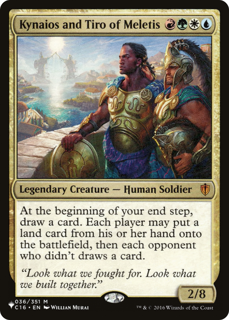 Kynaios and Tiro of Meletis |  (036/351) [The List Reprints]