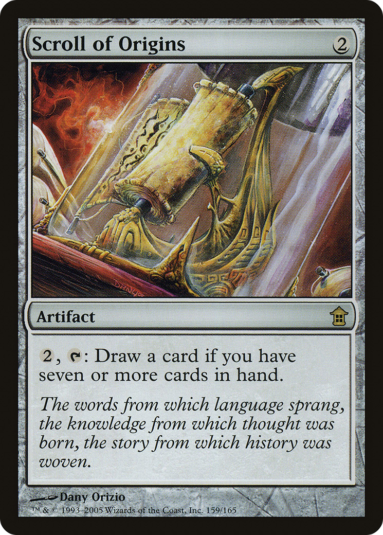 Scroll of Origins [Saviors of Kamigawa] Foil