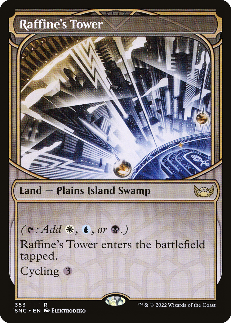 Raffine's Tower (Showcase Skyscraper) [Streets of New Capenna] Foil