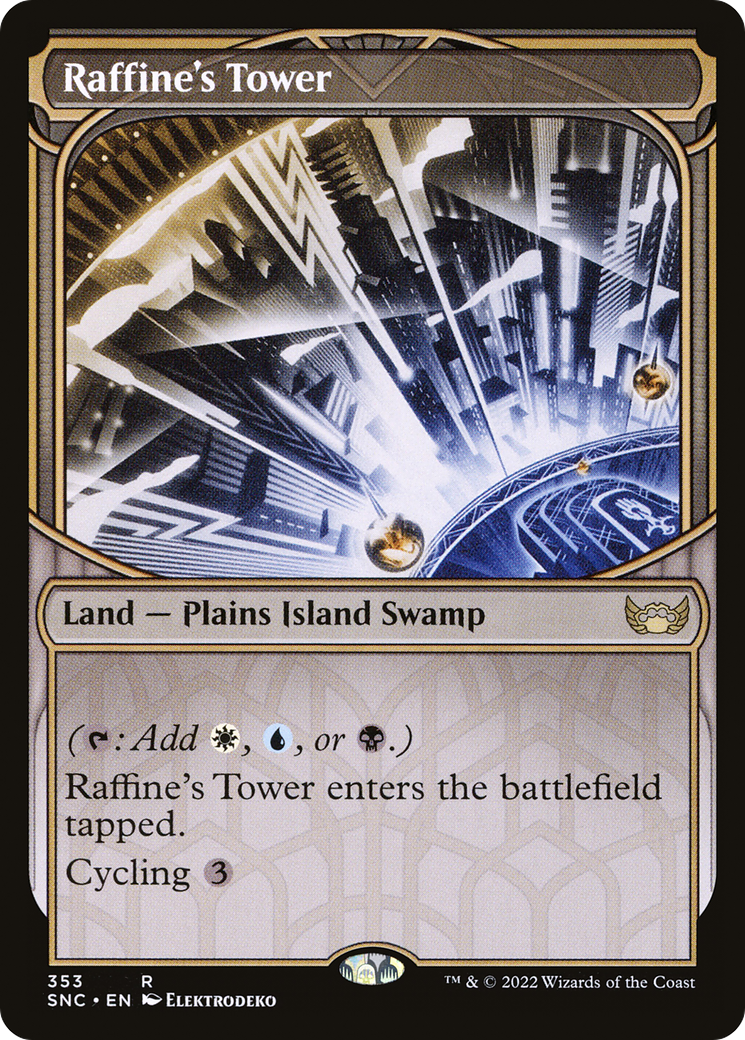 Raffine's Tower (Showcase Skyscraper) [Streets of New Capenna] Foil