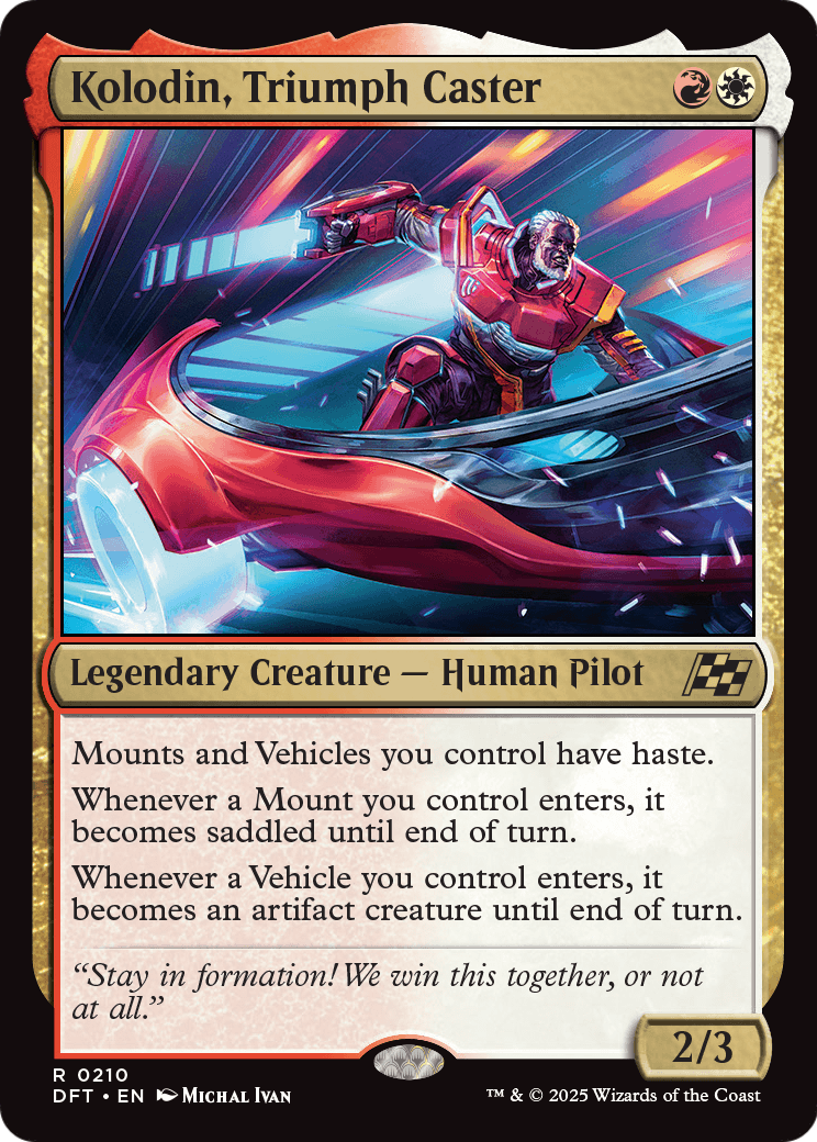 Kolodin, Triumph Caster |  Foil (210) [Aetherdrift]
