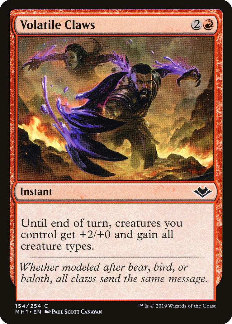 Volatile Claws [Modern Horizons] Foil