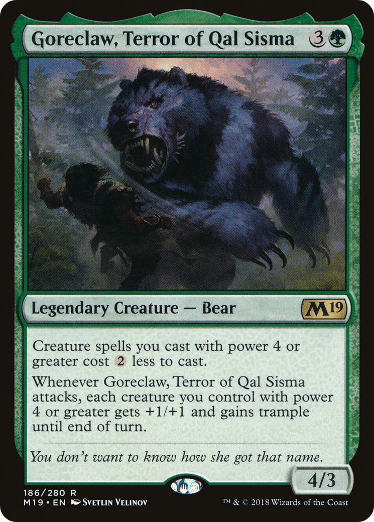Goreclaw, Terror of Qal Sisma [Core Set 2019] Foil