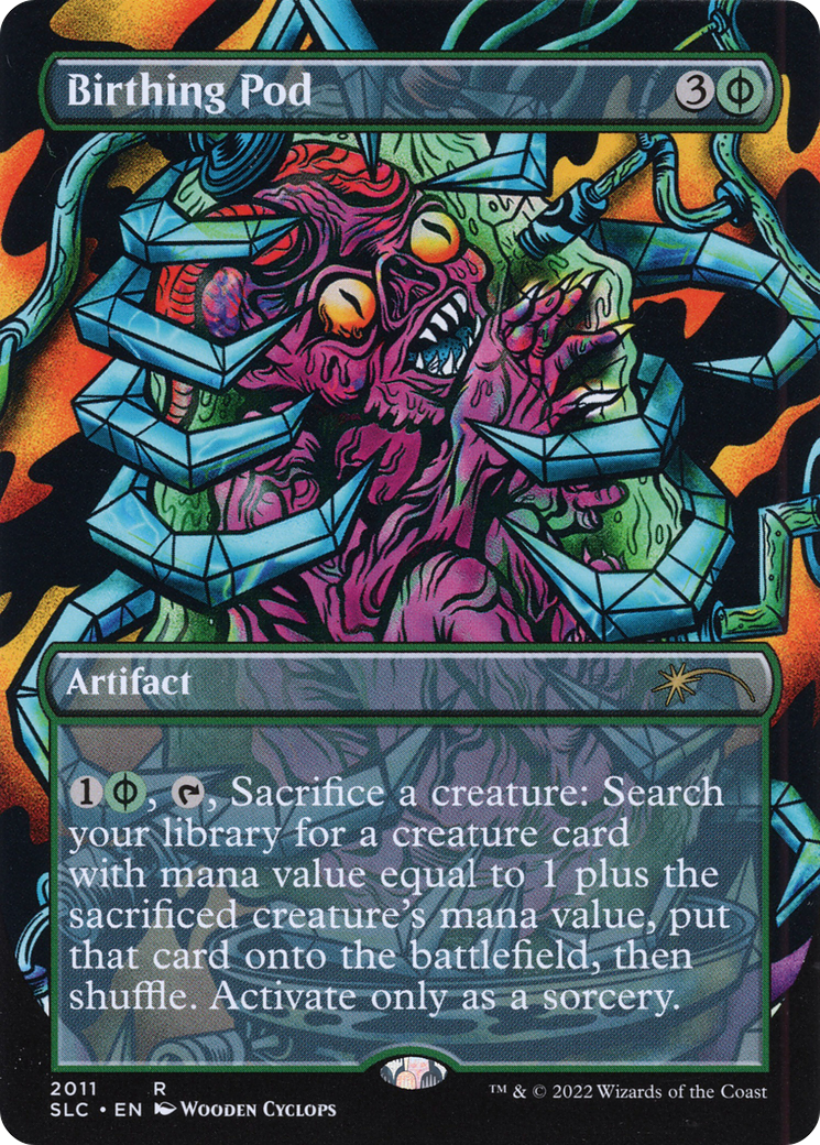 Birthing Pod (Borderless Alternate Art) [Secret Lair 30th Anniversary Countdown Kit] Foil