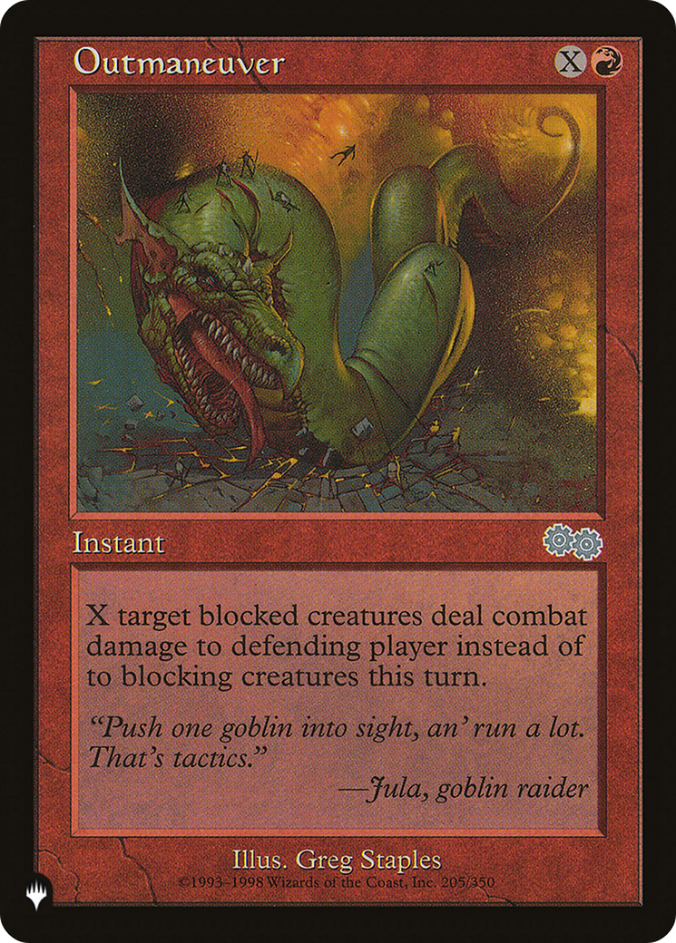 Outmaneuver |  (USG-205) [The List]