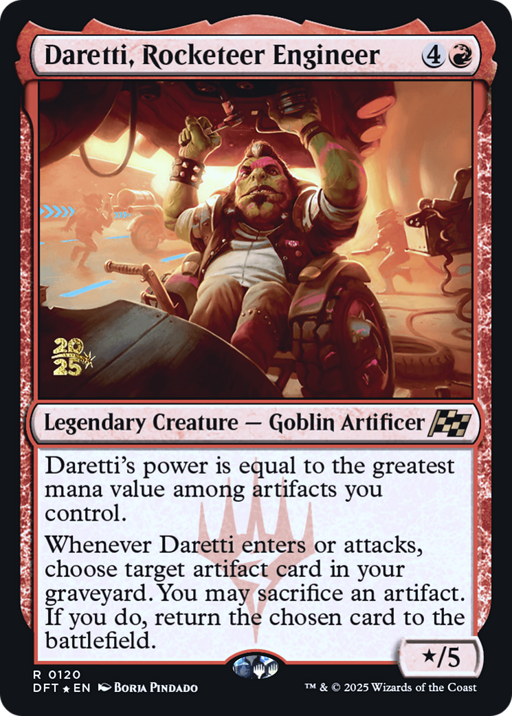 Daretti, Rocketeer Engineer (-120) [Prerelease Cards]  Foil