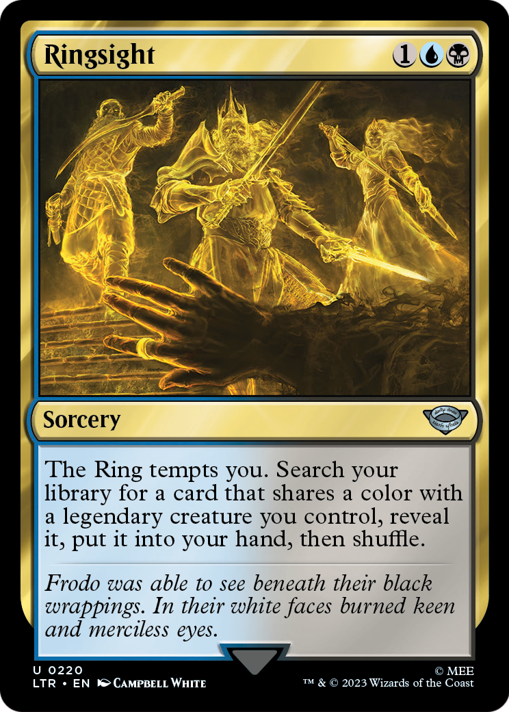 Ringsight [The Lord of the Rings: Tales of Middle-Earth] Foil