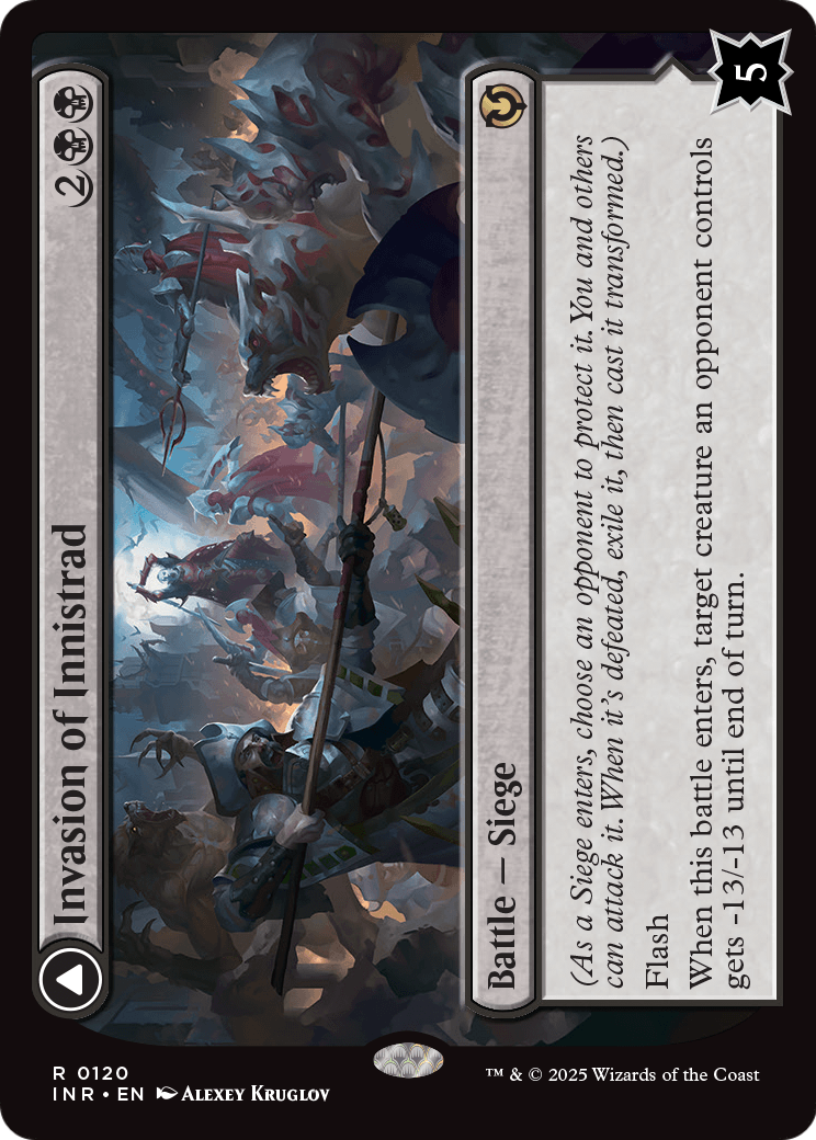 Invasion of Innistrad // Deluge of the Dead (-120) [Innistrad Remastered]