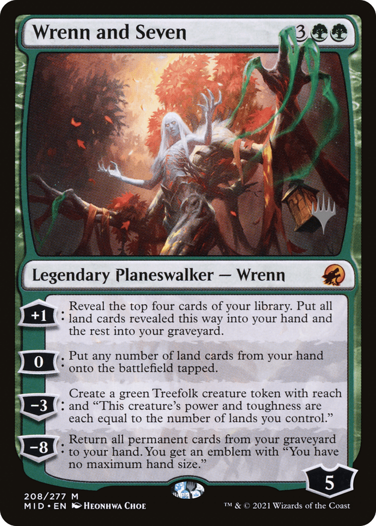 Wrenn and Seven (Promo Pack) [Innistrad: Midnight Hunt Promos] Foil