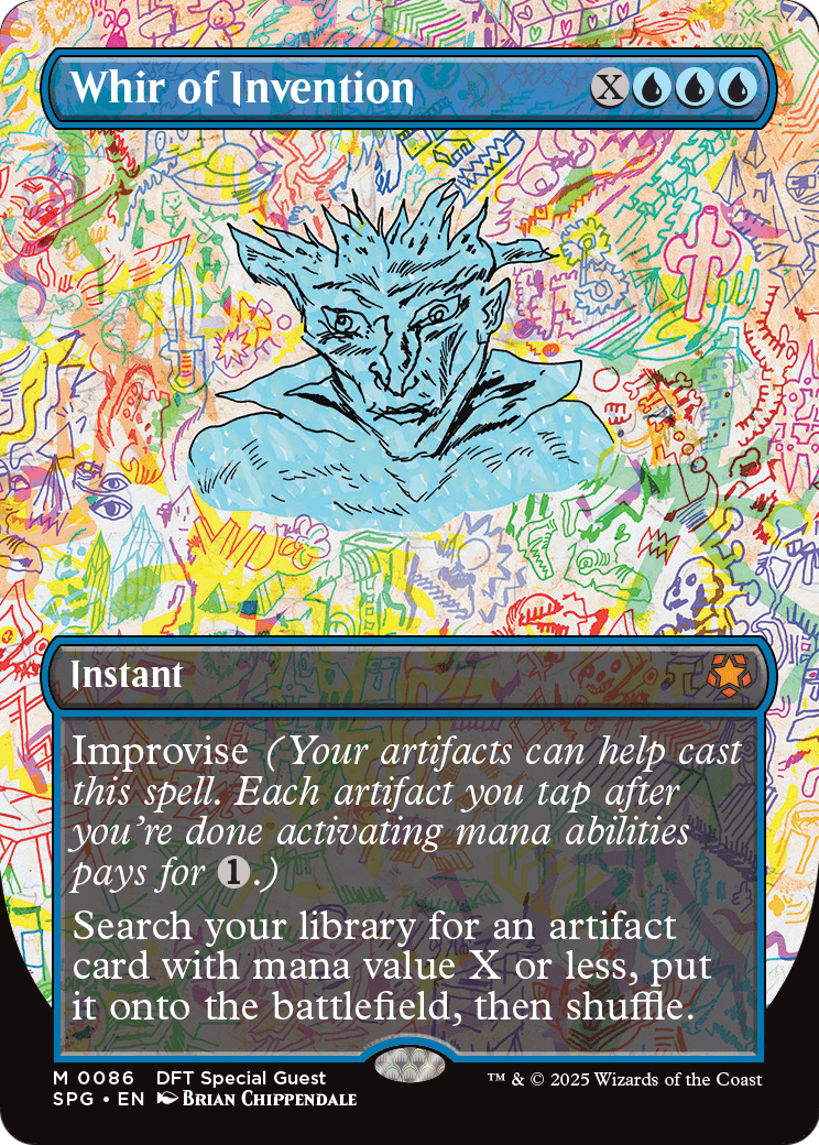 Whir of Invention (Borderless) (-086) [Special Guests]  Foil