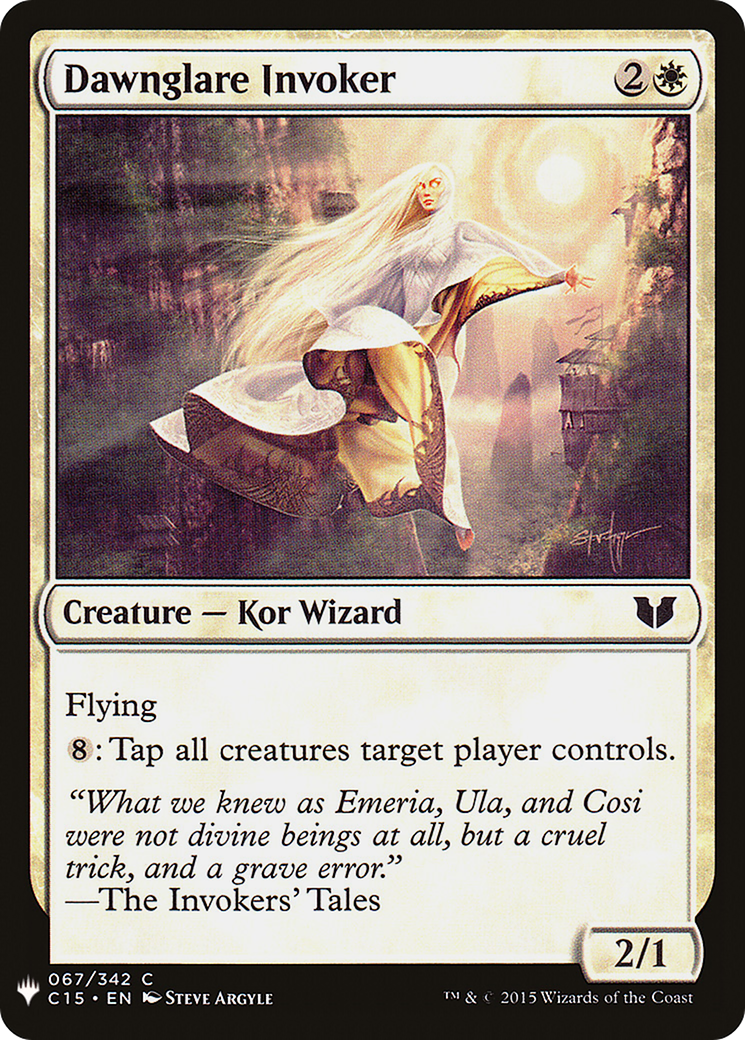 Dawnglare Invoker |  (C15-67) [The List]