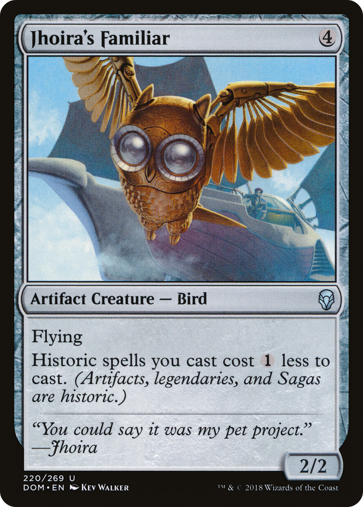 Jhoira's Familiar [Dominaria] Foil