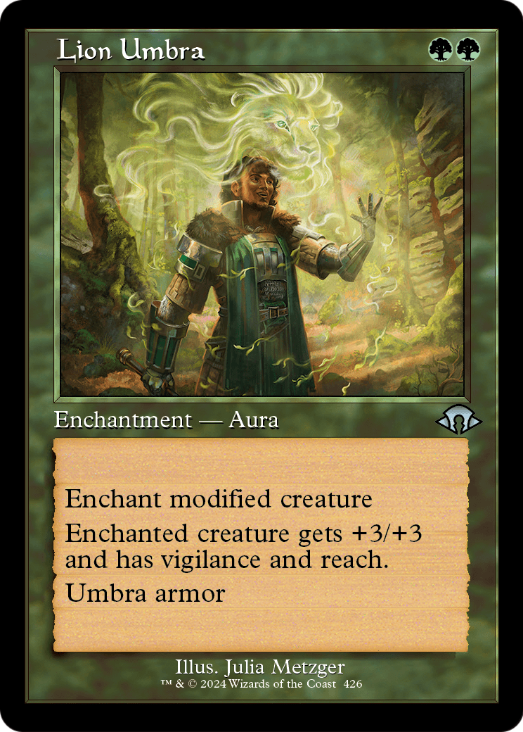 Lion Umbra (Retro Frame) [Modern Horizons 3] Foil