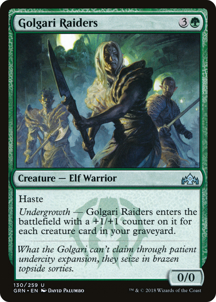 Golgari Raiders [Guilds of Ravnica] Foil