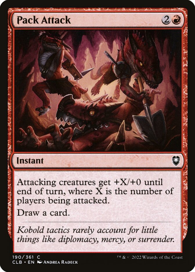 Pack Attack 190 (Commander Legends: Battle for Baldur's Gate)  - Foil