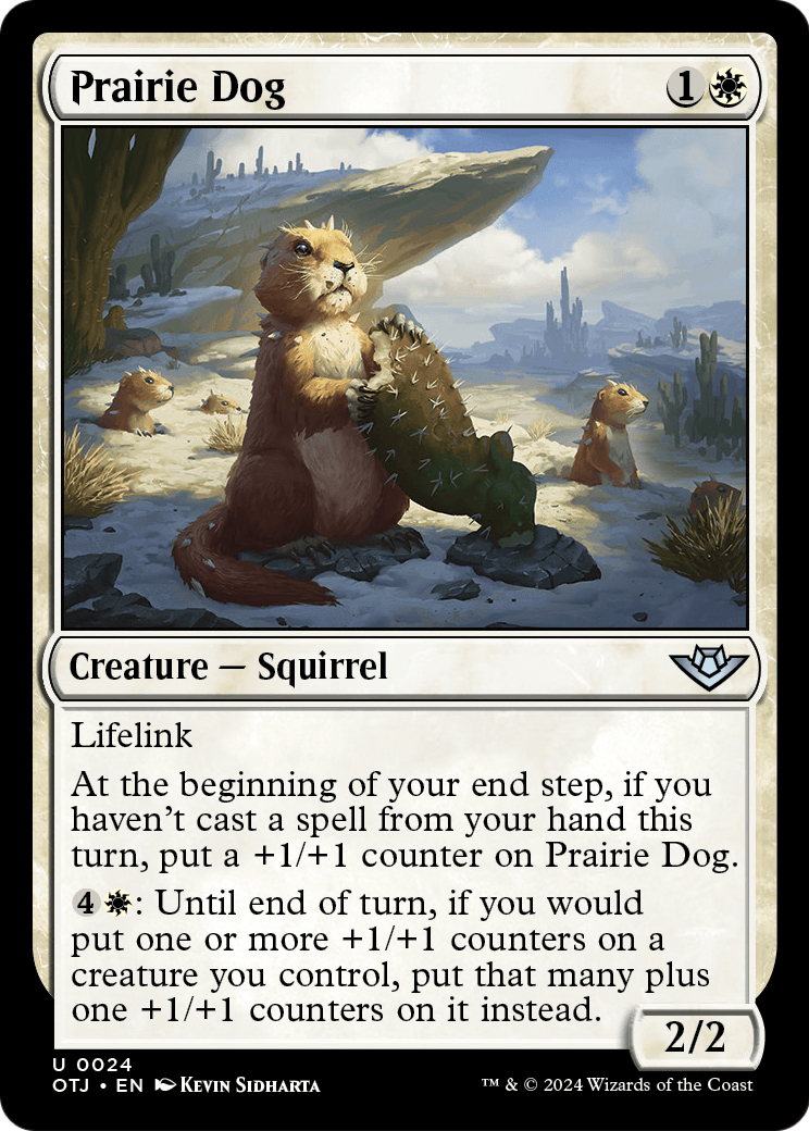 Prairie Dog [Outlaws of Thunder Junction] Foil