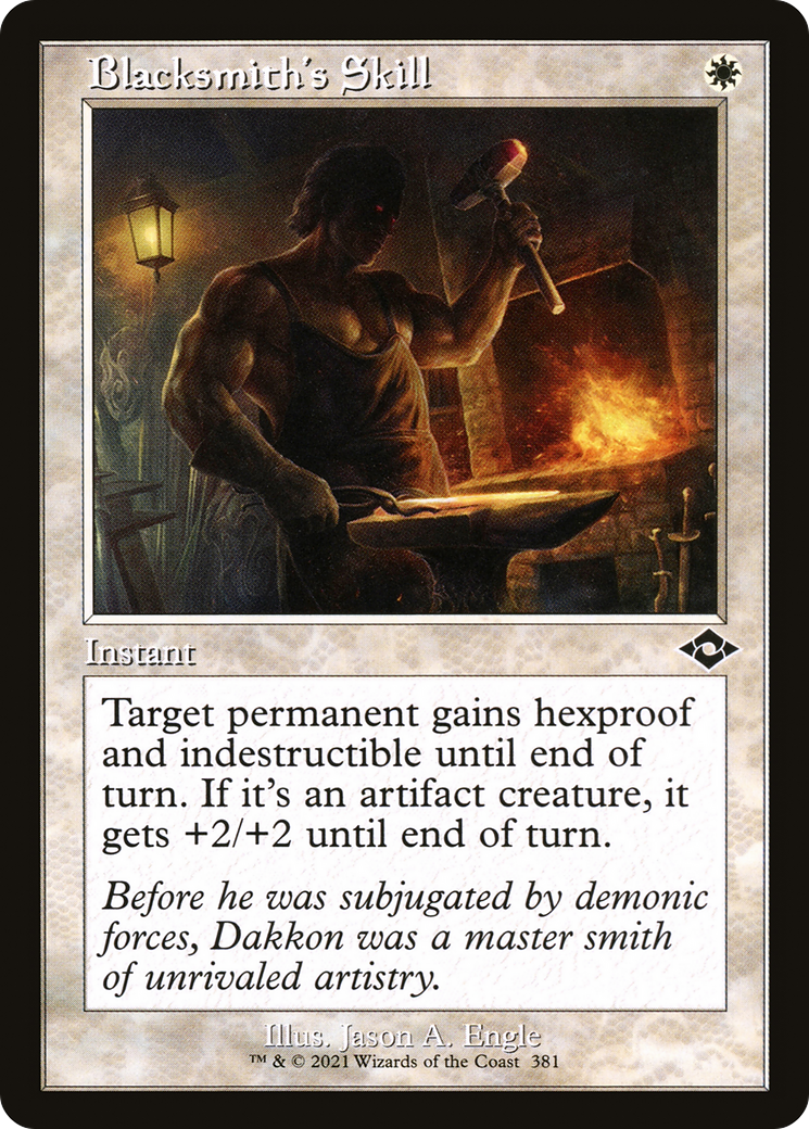 Blacksmith's Skill (Retro) [Modern Horizons 2] Foil
