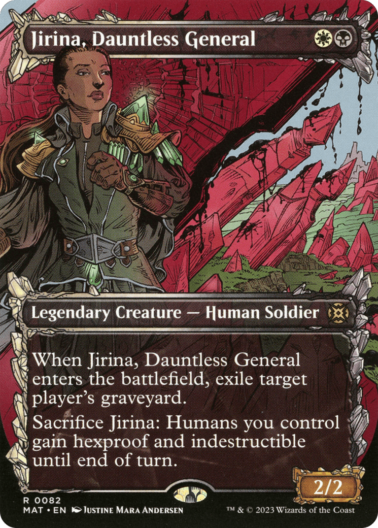 Jirina, Dauntless General (Showcase) [March of the Machine: The Aftermath] Foil