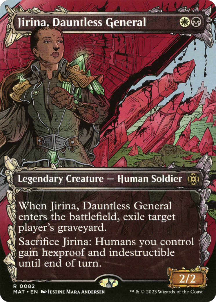 Jirina, Dauntless General (Showcase) [March of the Machine: The Aftermath] Foil