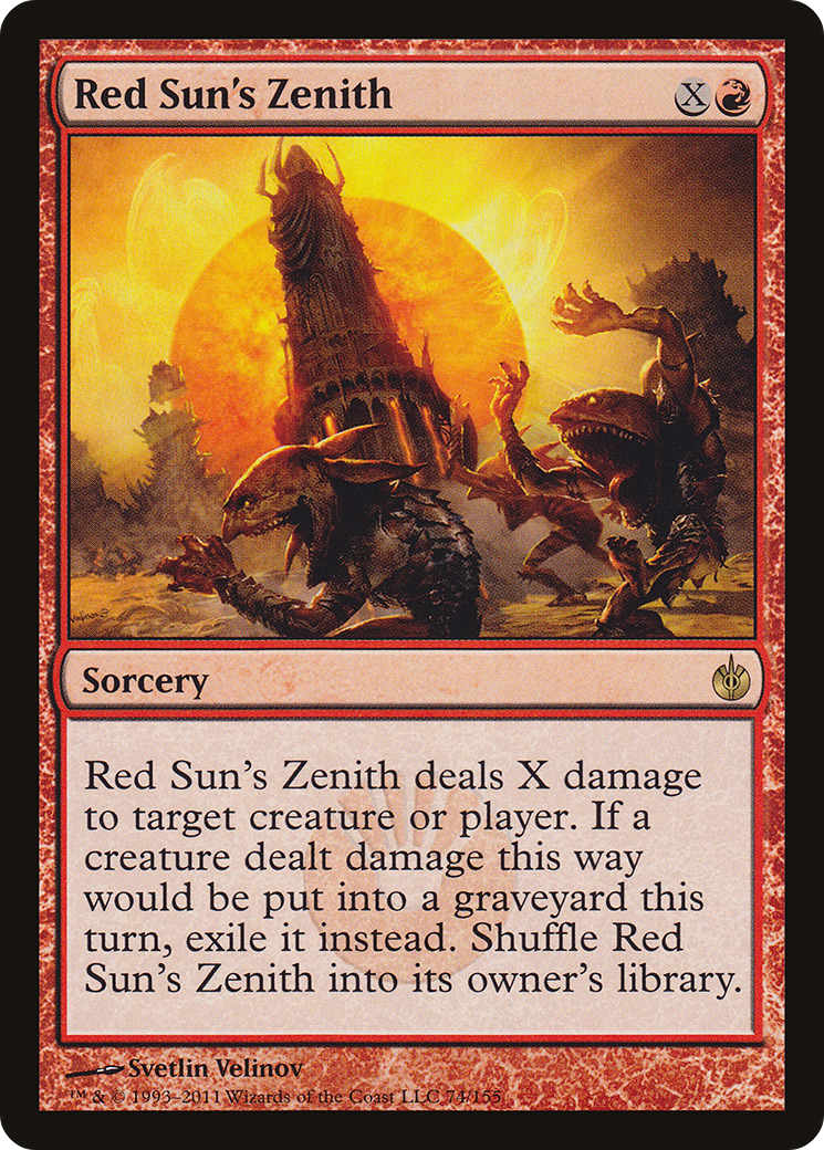 Red Sun's Zenith [Mirrodin Besieged] Foil