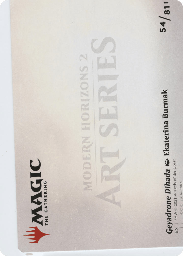 Geyadrone Dihada // Geyadrone Dihada (AMH2-054) - Modern Horizons 2 Art Series (Borderless) Foil