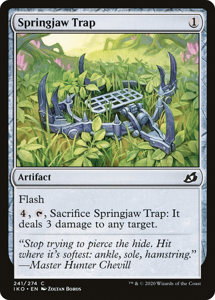 Springjaw Trap [Ikoria: Lair of Behemoths] Foil