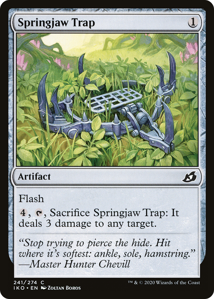 Springjaw Trap [Ikoria: Lair of Behemoths] Foil