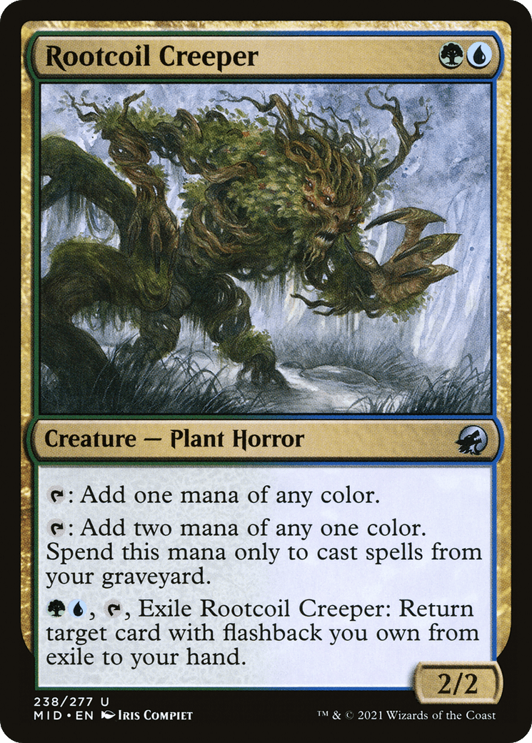 Rootcoil Creeper [Innistrad: Midnight Hunt] Foil