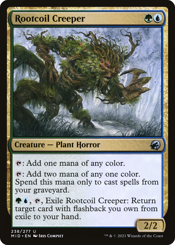 Rootcoil Creeper [Innistrad: Midnight Hunt] Foil