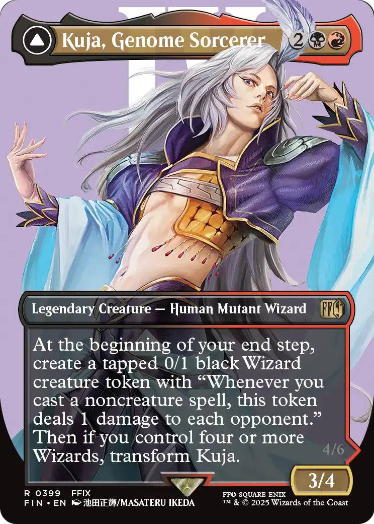Kuja, Genome Sorcerer (Borderless) (399) [FINAL FANTASY]  Foil