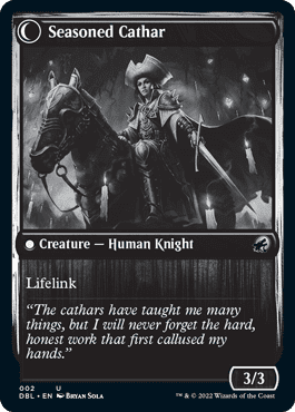 Ambitious Farmhand // Seasoned Cathar [Innistrad: Double Feature] Foil